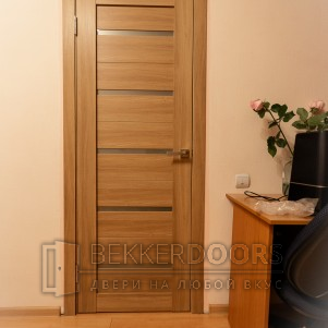 Дверь DUPLEX стекло Мателюкс в цвете Дуб золотой